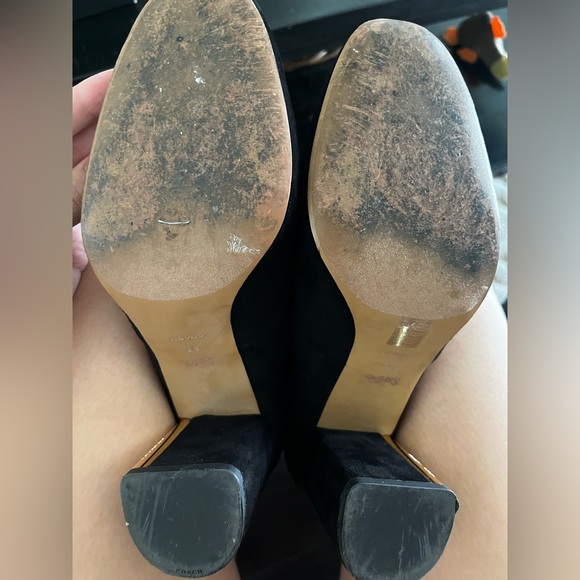 Coach Margot Signature Suede Booties - Picture 2 of 5